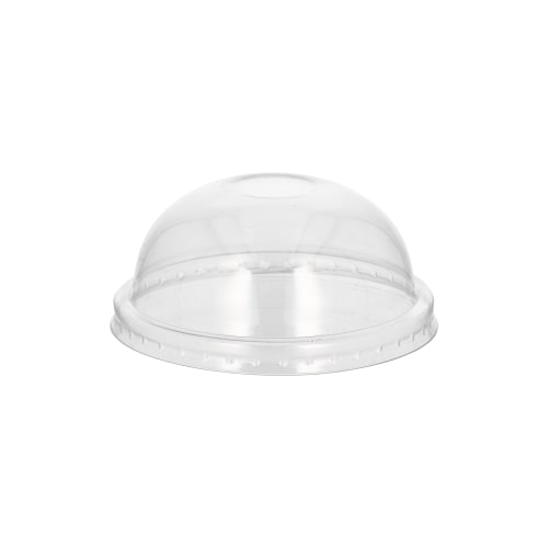 500 Dom-Deckel für Suppenbecher PET rund Ø 9,8 cm · 4 cm transparent