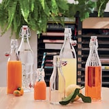 thumbnail of Bormioli Glasflasche mit Bügelverschluß, 0.5 l, transparent