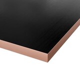 thumbnail of Gastro Tischplatte | Dunkle Holzoptik | 50x50 cm | Rosé Gold