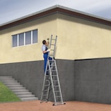 thumbnail of Hailo Alu-Kombileiter ProfiStep 3-teilig 263 cm 7309-007