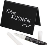 thumbnail of HMF 46413 Tischaufsteller Kreidetafel, 10 Stück, A-Aufsteller, 10 x 7 cm, Schwarz