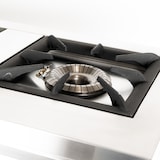 thumbnail of Romux® Cuisinière à Gaz 3 Feux 139x55 cm avec Armoire Horizontal en Acier Inox avec Régulateur de Flamme et Thermocouple | Réchaud à Gaz Butane