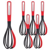 thumbnail of BERGNER - Set van 6 garde 30,6 cm van nylon, zwart/rood - Mars