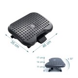 thumbnail of Relaxdays Fußstütze Schreibtisch, 3-fach höhenverstellbar, neigbar, Massagefunktion, ergonomische Fußablage, schwarz