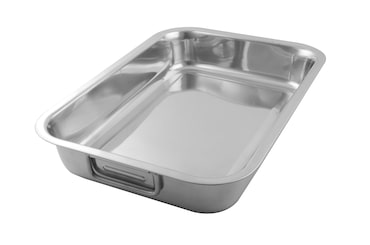 aro Braadslede, roestvrij staal, 25 x 19 x 4.5 cm, rechthoekig, zilver