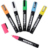 thumbnail of Pack de 6 Rotuladores de Tiza Líquida Borrable RT1 Colores Surtidos KORES
