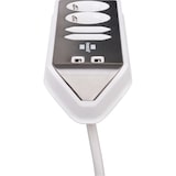 thumbnail of Brennenstuhl 1153590420 Verlängerungskabel 2 m 4 AC-Ausgänge Drinnen Silber, Weiß