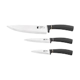 thumbnail of Chef sauce PIXEL - Frigideira de alumínio prensado de Ø24x4,5cm com 3 facas de aço inoxidável e 5 utensílios de cozinha de silicone