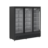 thumbnail of Vitrine Réfrigérée Murale Positive Noire - 3 Portes - Materiel Horeca