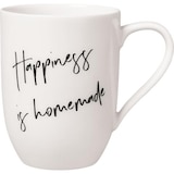 thumbnail of Villeroy & Boch Statement Becher mit Henkel "Happiness is homemade" 280ml