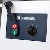 thumbnail of GastroHero Spiral-Teigknetmaschine PROFI 33 L, 230 V, variabler Kopf, mit Rollen – robust & leistungsstark