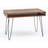 thumbnail of FineBuy Schreibtisch 110x60 cm Bürotisch Laptoptisch Massiv Holztisch Sheesham