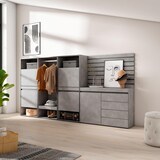 thumbnail of Scarpiera, Mobile Salvaspazio, 287x35x145cm, Camera da letto, Armadio Aperto, Cassettiera, Pannelli Decorativi, Cemento _ 460_63