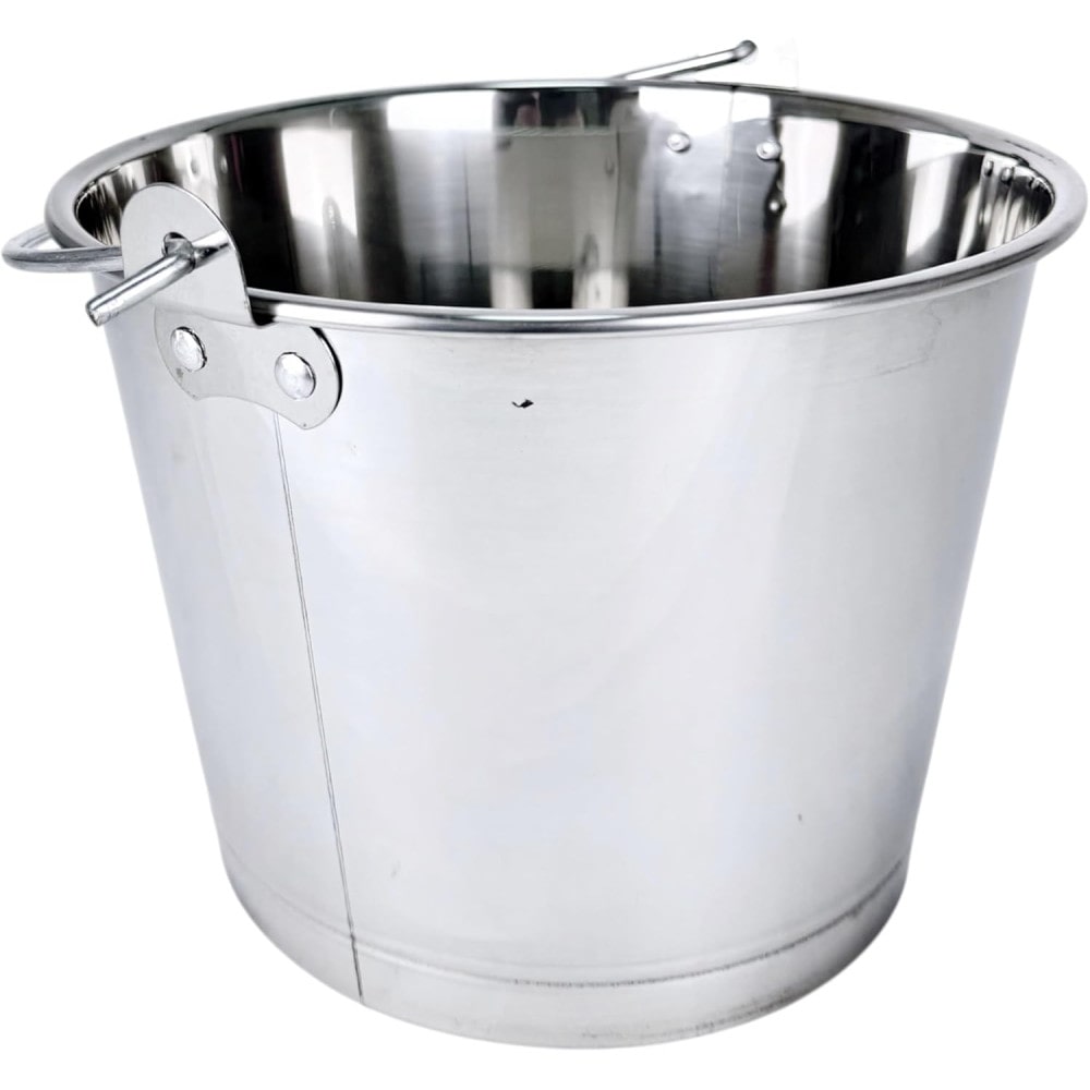 Cubo Acero Inoxidable de 4L, Balde Metal Multiuso COSHANO