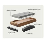 thumbnail of Hezhen - Profi-Schleifstein (Korund) - Beidseitig gekörnt 3000/8000 - L