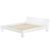 thumbnail of Großfamilienbett mit Überlänge 200x220 aus massiver Buche weiß Zubehör wählbar V-60.86-20-220W Rollrost und Matratze inkl.