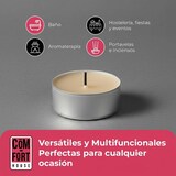 thumbnail of COM-FORT HOUSE | Velas de te Perfumadas | Pack velas de 100 Unidades | Tealight | 4,5 Horas de Duración | Olor Canela