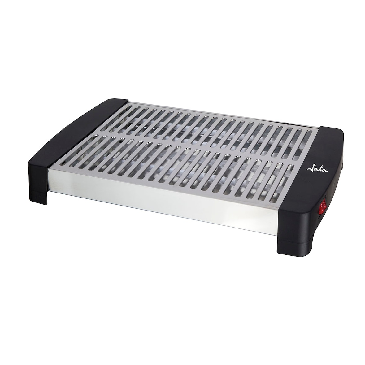 Tostador horizontal Jata TT591 grande (35 x 25 cm) con 5 barras de cuarzo. Mueble y parrilla de acero inox. 3 potencias de calor