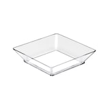 thumbnail of MONOUSO - Mehrweg Teller aus PS "Small" Transparent 45ml 6,5x6,5cm (750 Stück)