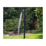 thumbnail of Ducha Solar Exterior 20L Altura 217cm 3.5Bar Ø 15cm Cromo Negro Cabezal y Mezclador Ducha Piscina Jardín Playa KZ
