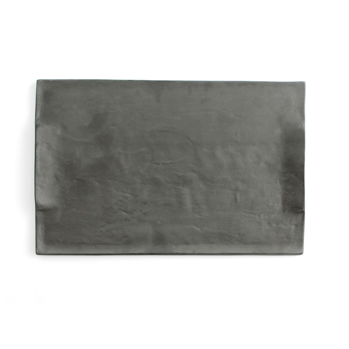 Quid Mineral Gres Bandeja Rectangular Cerámica Negro 35X23Cm