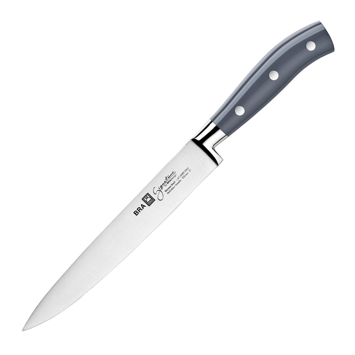 BRA Signature - Cuchillo Profesional Fileteador 20 cm en Acero Forjado Alemán 1.4116