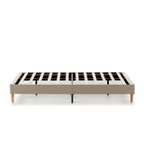 thumbnail of Sommier + tête de lit Aura 90x190 cm Beige, hauteur 30 cm