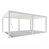 thumbnail of Weide Deluxe Plus | Pergola Voll Aluminium freistehend | 4 x 6 M | Lamellendach weiß