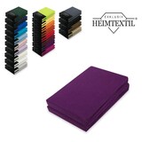 thumbnail of Marke Jersey Spannbettlaken Doppelpack Rundumgummizug 140 - 160 x 200 cm Lila