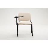 thumbnail of Chaise Ken en similicuir avec tablette rabattable Crème