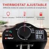 thumbnail of Elektrische Öl-Fritteuse Wanne 3L 2000W 190°C ALPINA