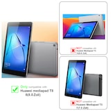 thumbnail of Cadorabo Panzer Folie für Huawei MediaPad T3 8 (8.0" Zoll) in Transparent Schutzfolie Tablet Gehärtetes Tempered