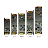 thumbnail of Fuente de alimentación LED regulable de 12 V y 200 W, transformador ultrafino para tira LED, controlador LED