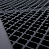 thumbnail of Bücherregal HWC-P13, Standregal Drehregal, Rollen drehbar Tür, Metall Industrial Melamin MVG 162x40x42cm ~ schwarz
