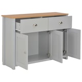 thumbnail of Helloshop26 - Buffet bahut armoire console meuble de rangement gris 112 cm 4402264