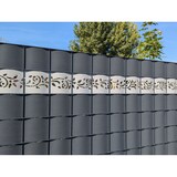 thumbnail of zaun|zu® Sichtschutzstreifen PREMIUM Dekor Floral1 Sichtschutz Enzianblau 2,55m