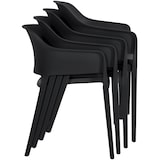 thumbnail of Set van 4 tuinstoelen Puebla zwart