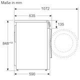 thumbnail of Siemens iQ500, Waschtrockner, 9/6 kg, 1400 U/min. WN44G241