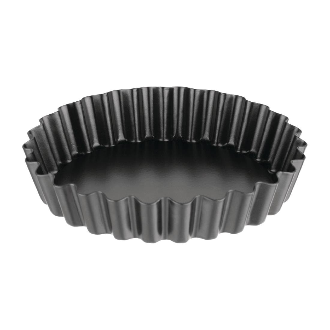 Vogue Antihaft Mini-Quicheformen mit herausnehmbarem Boden 10cm