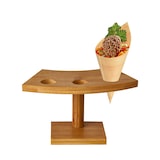 thumbnail of PAPSTAR Tray, Bambus "pure" 9 cm x 16 cm x 7,6 cm für 3 Spitztüten