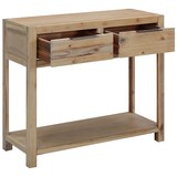 thumbnail of Mesa consola de madera maciza de acacia 82x33x73 cm