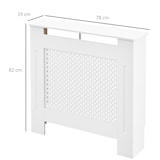 thumbnail of HOMCOM Cobertura de Radiador de MDF Cobertura para Radiador com Prateleira Estilo Moderno 78x19x82 cm Branco