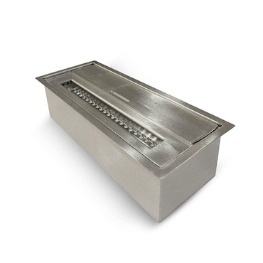 Divina Fire Ronde Bio-Ethanol Brander 2,5L - RVS Diameter 25cm Voor Inbouw Haard