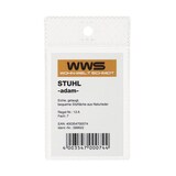 thumbnail of Etiketten-Schutzhülle A6 mit Kopfleiste und Öse 100 Stück