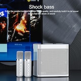 thumbnail of Microphone Bluetooth Karaoke Sans Fil Puissant Avec Réglages Audio Avancés Noir YONIS