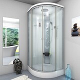 thumbnail of Duschkabine Fertigdusche Dusche Komplettkabine D10-00T0 80x80 cm ohne 2K Scheiben Versiegelung