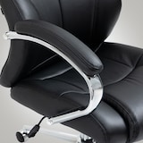 thumbnail of Bureaustoel Salford echt leren zwart