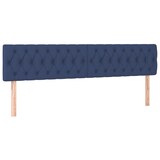 thumbnail of vidaXL Boxspringbett mit Matratze & LED Blau 120x190 cm Stoff