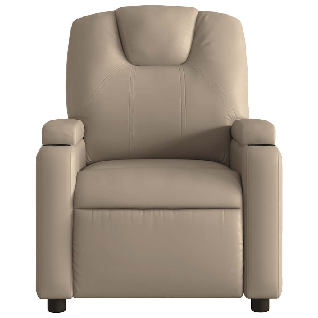 vidaXL Massagesessel Cappuccino-Braun Kunstleder