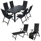 thumbnail of Alu Gartensitzgruppe Gartenmöbel Set Gartenset Sitzgruppe Essgruppe 9-teilig